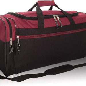 25" Extra Large Vacation Travel Duffle Bag (Black, Grey, Navy Blue, Red, Camo)